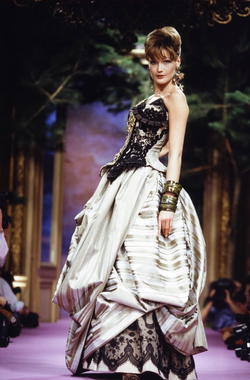 Carla Bruni, Christian Lacroix Haute Couture Autumn/Winter 1993/94