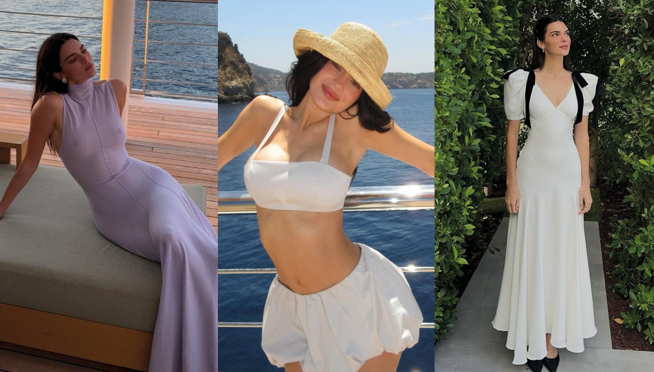 Styl na palubě: šatník na dovolenou podle Kendall a Kylie Jenner 