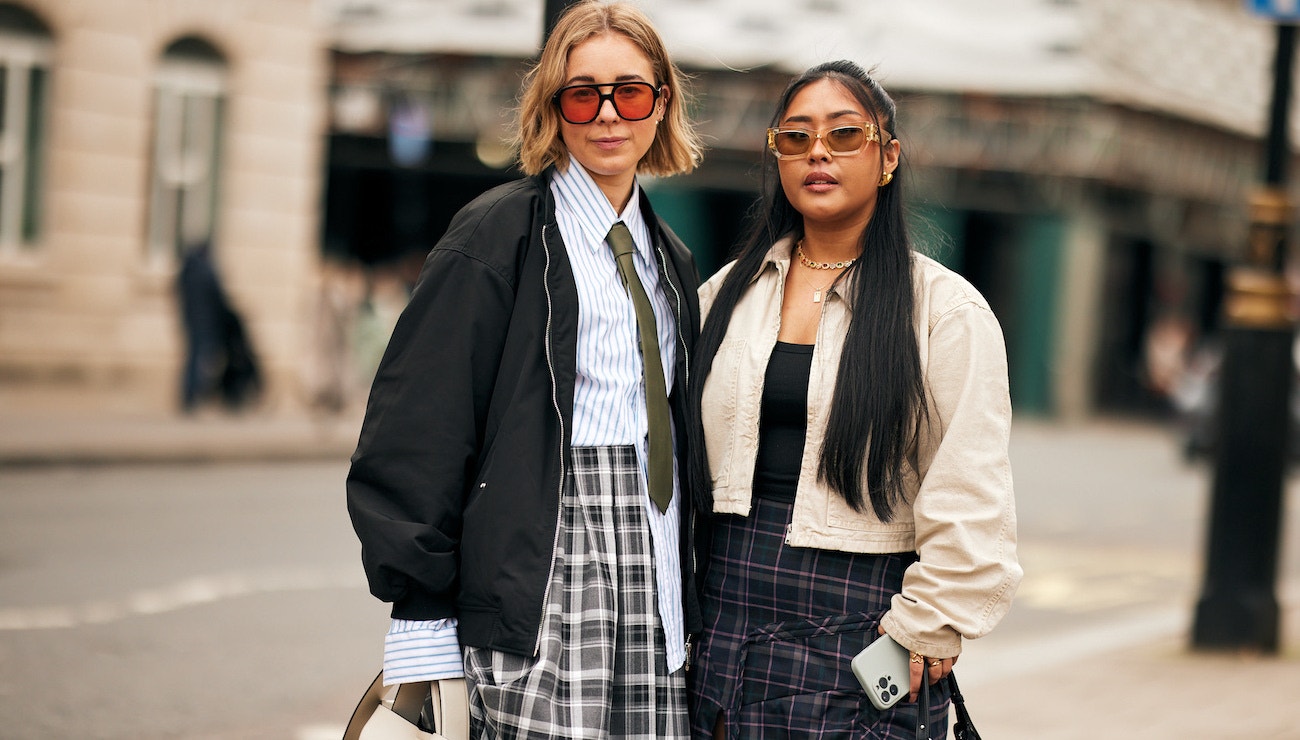 Street style, London Fashion Week, únor 2025