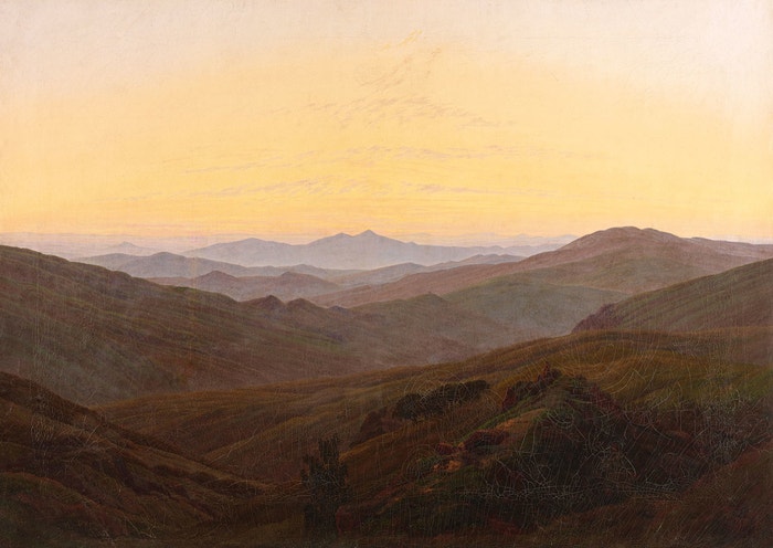 Krkonoše, Caspar David Friedrich