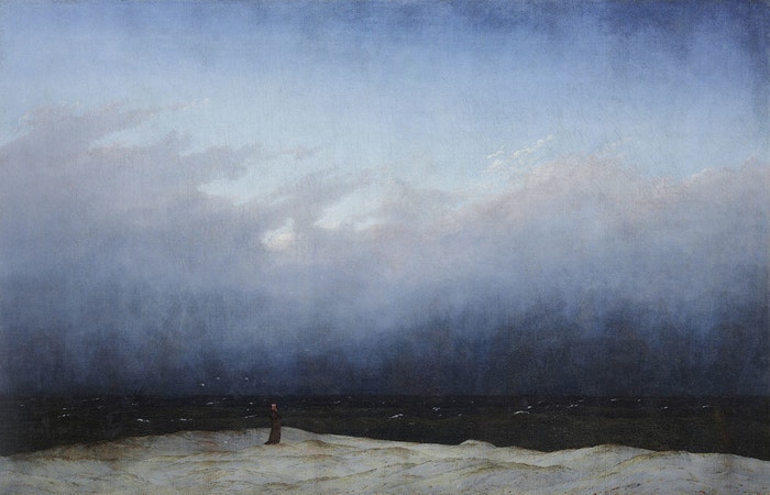 Mnich u moře, Caspar David Friedrich