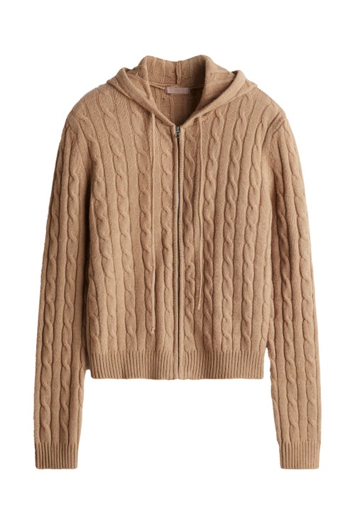 Copánkový svetr s kapucí, H&M, prodává H&M, 25,99 €