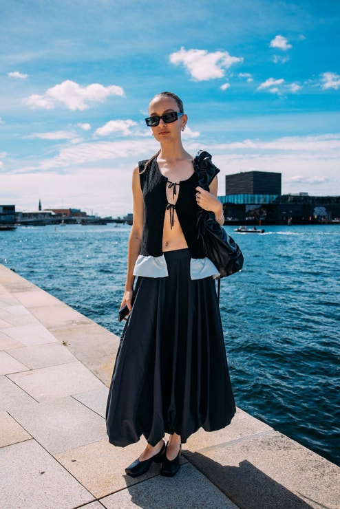 Street style Copenhagen Fashion Week, srpen 2024