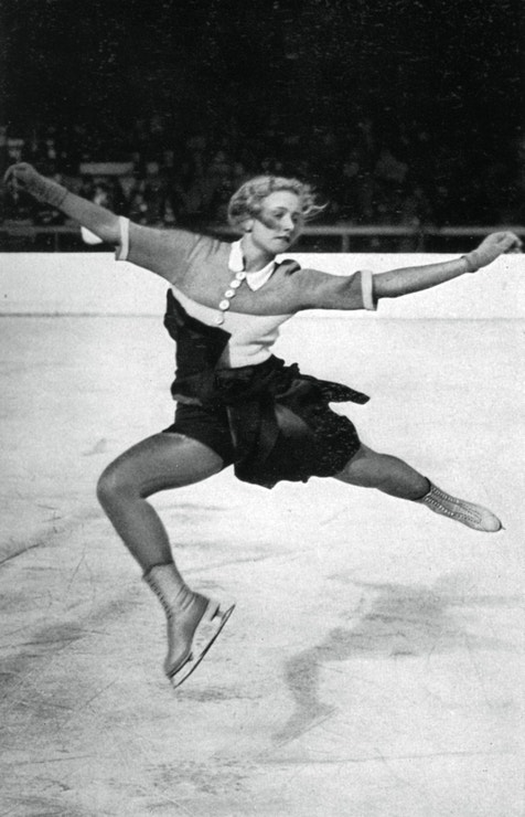 Věra Hrubá na zimních olympijských hrách v Garmisch-Partenkirchenu, 1936