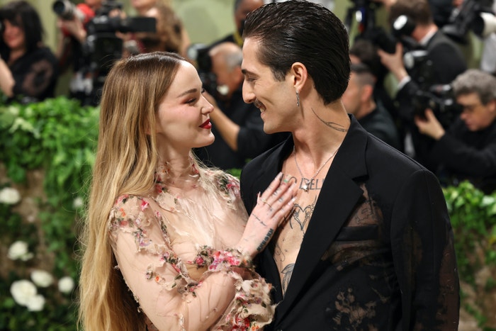 Dove Cameron a Damiano David na Met Gala 2024