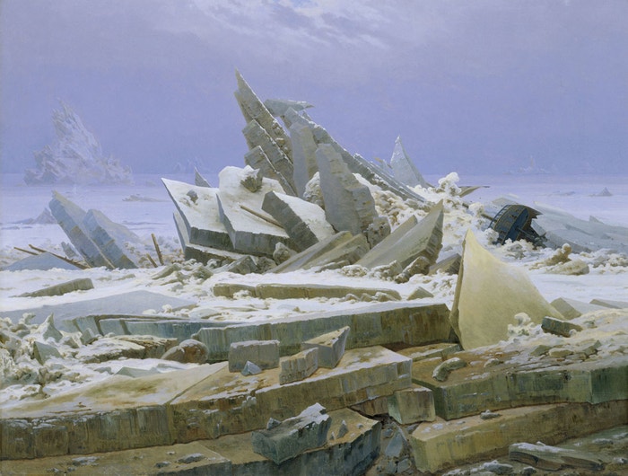 Ledové moře, Caspar David Friedrich