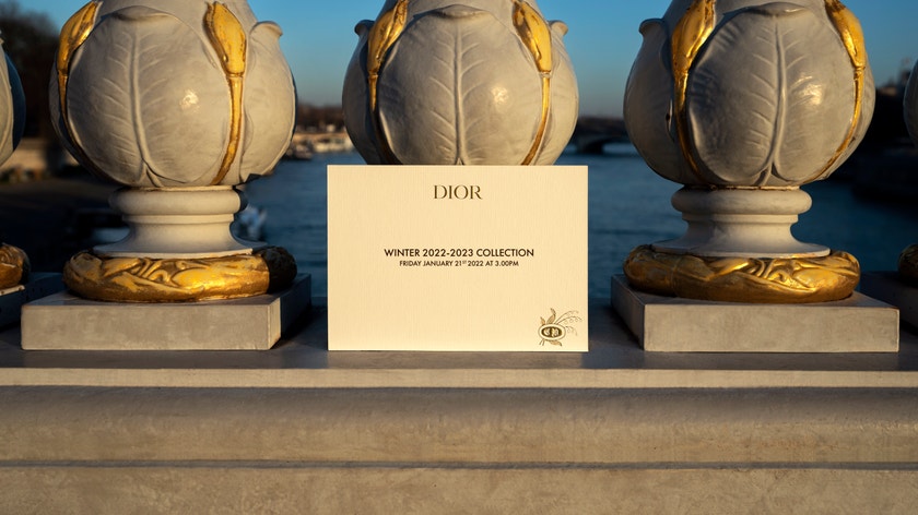 Živě z Paříže: Dior Men podzim-zima 2022/2023
