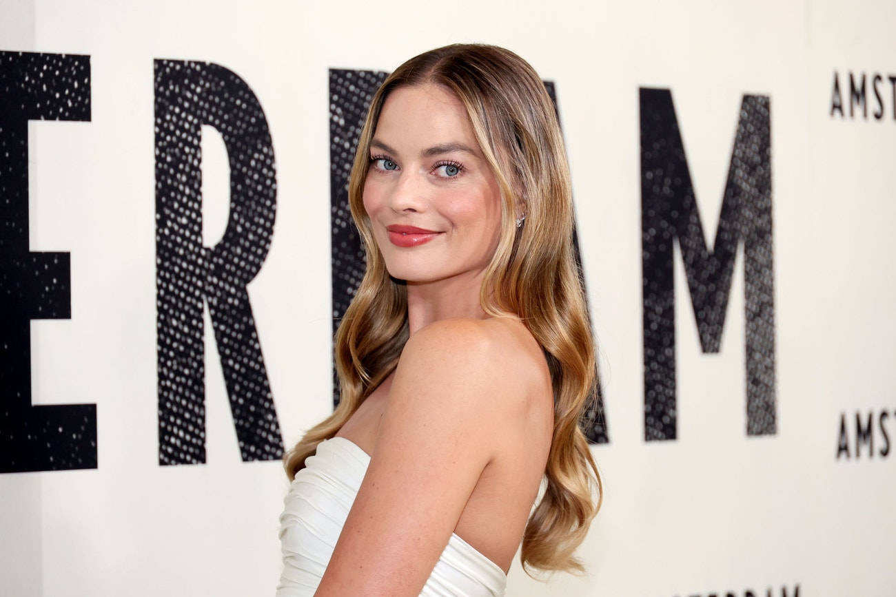 Margot Robbie na premiéře filmu Amsterdam v New Yorku