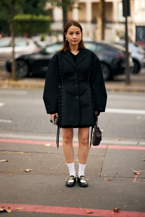 Street style na Paris Fashion Week, podzim 2024