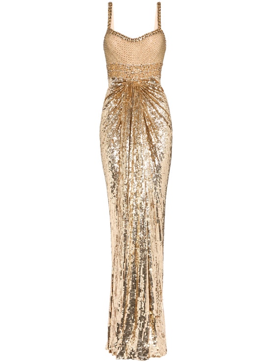 Zlaté večerní šaty Only You, JENNY PACKHAM, 4 620 €