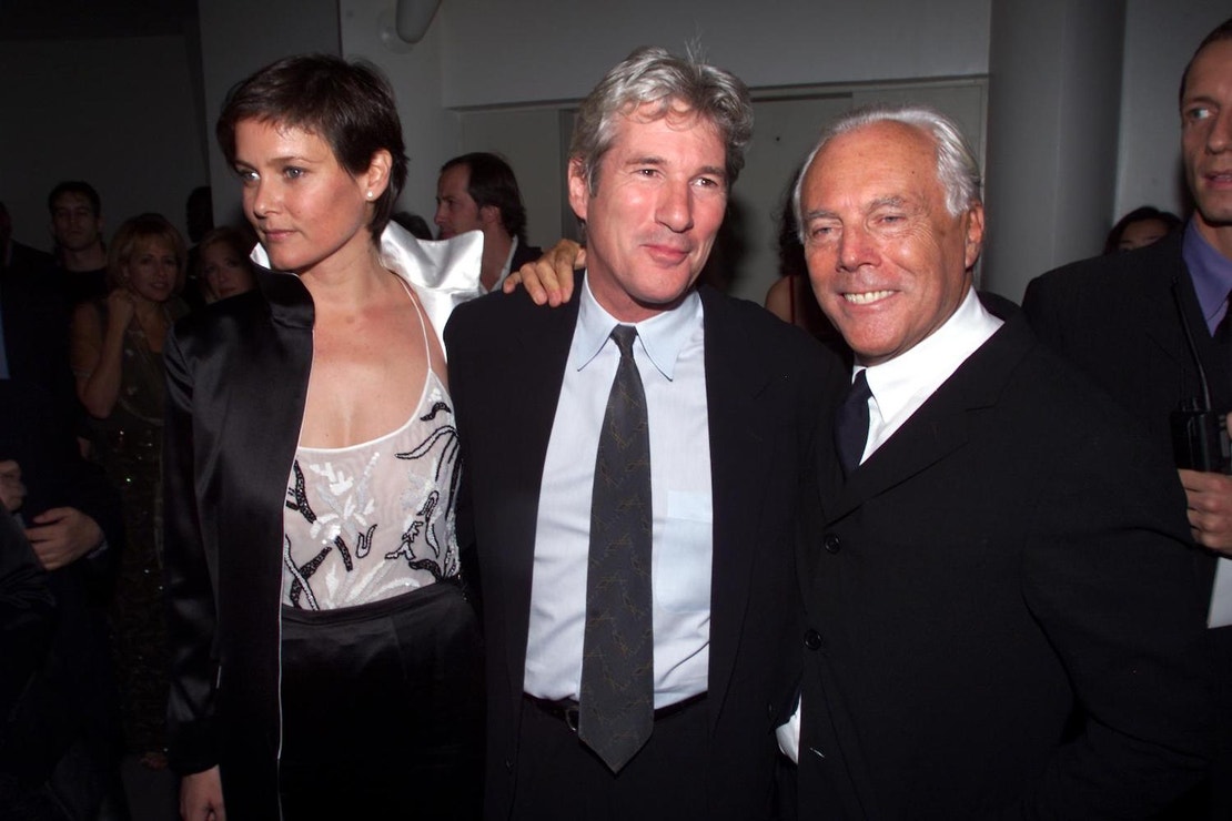 Giorgio Armani a Richard Gere