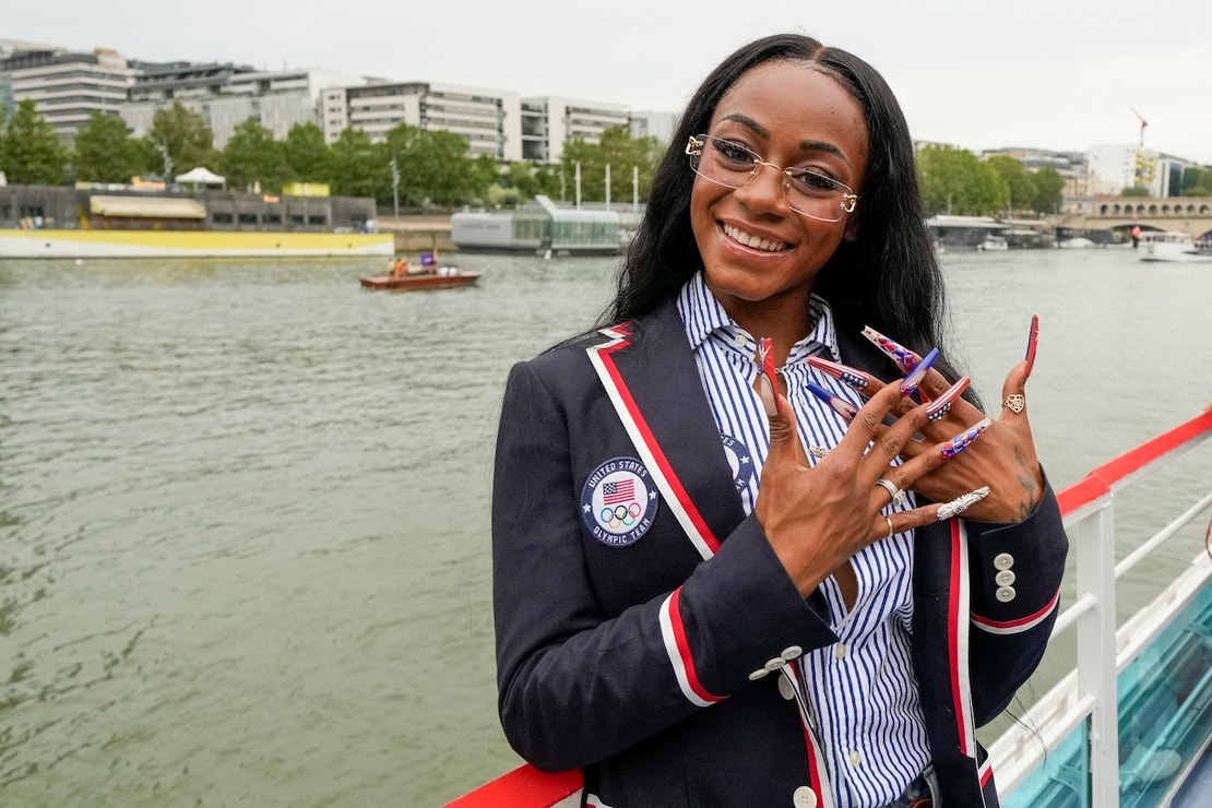 Americká sprinterka Sha'Carri Richardson na olympiádě v Paříži 2024