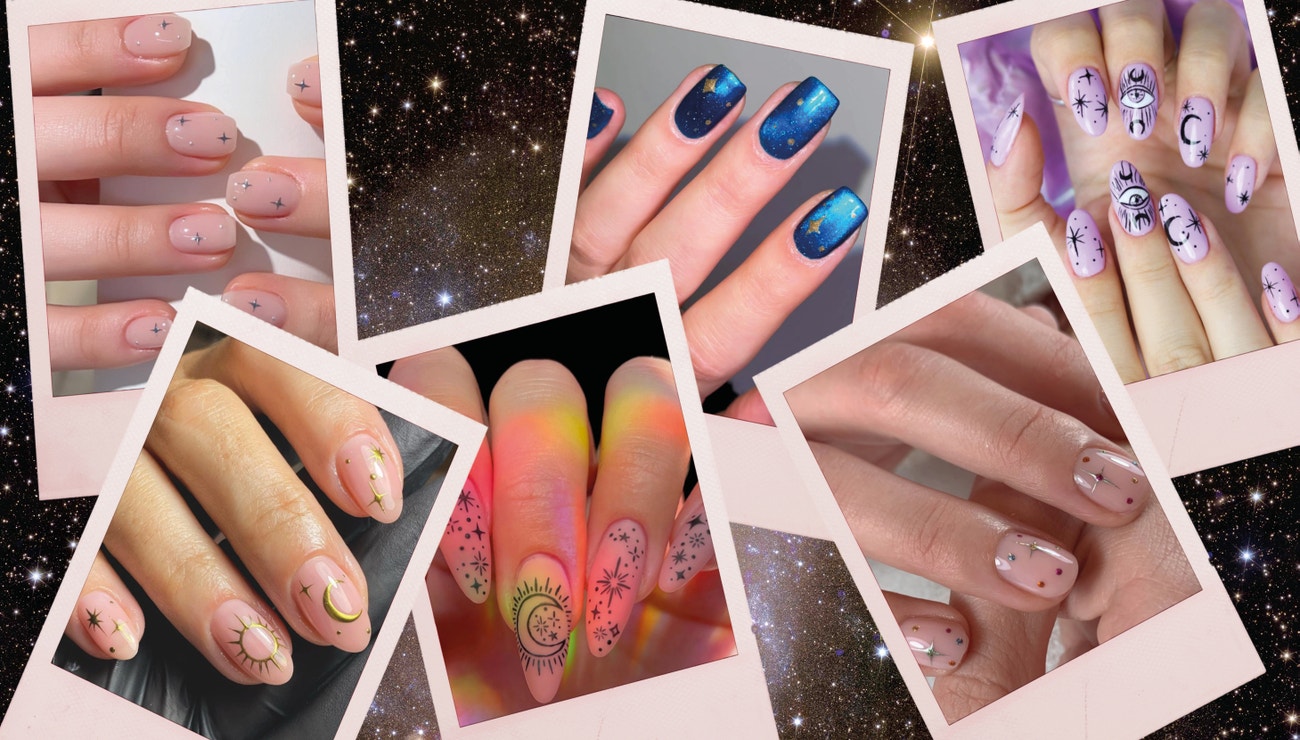 Intergalaktická manikúra. Nail art inspirovaný hvězdným nebem a temným vesmírem