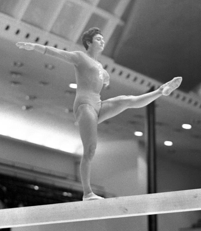 Eva Bosáková na mistrovství světa ve sportovní gymnastice, 1962