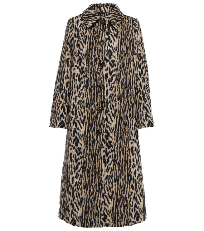 Kabát Milly s leopardím vzorem, RIXO, prodává Mytheresa, 635 €