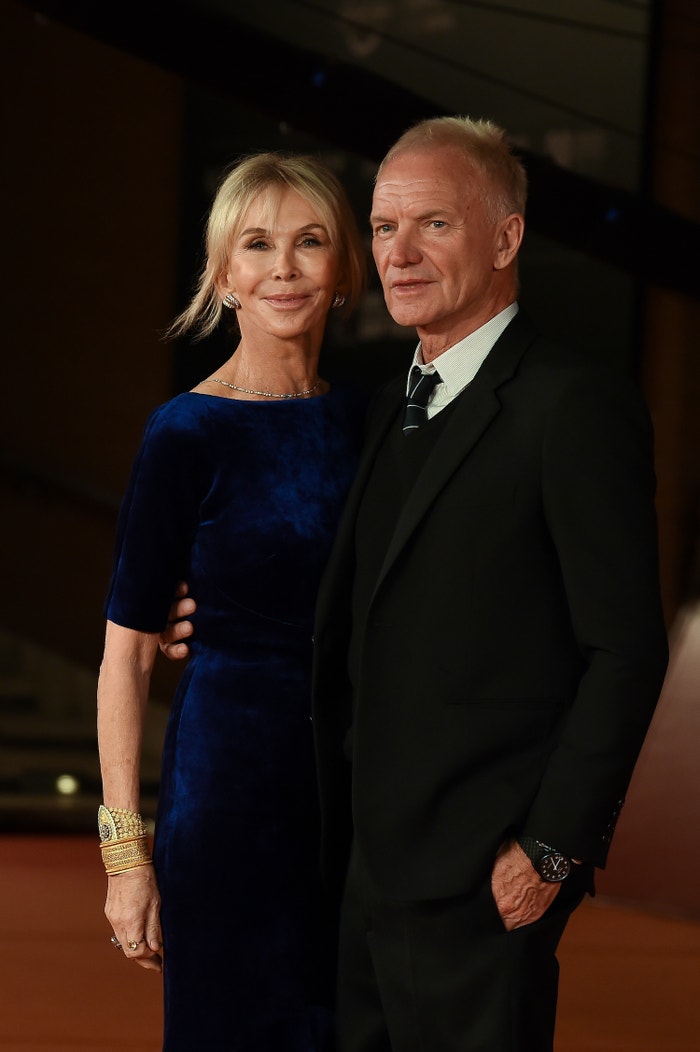 Sting (Gordon Matthew Thomas Sumner) s manželkou Trudie Styler, 2023