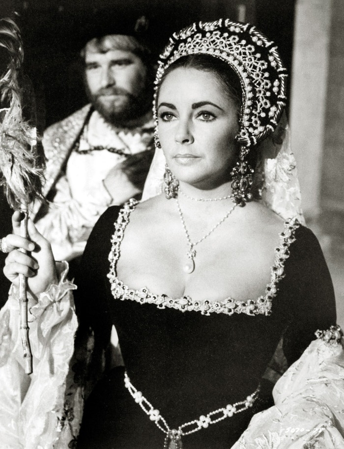 Elizabeth Taylor ve filmu Anne Of The Thousand Days, 1969