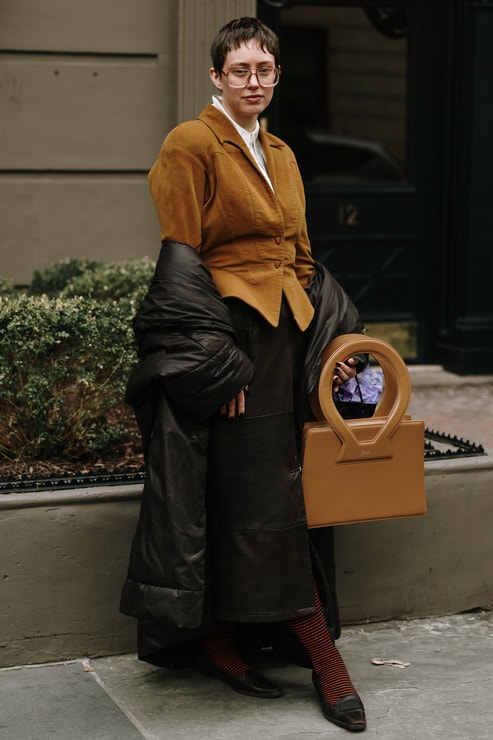 Street style na New York Fashion Weeku, únor 2025