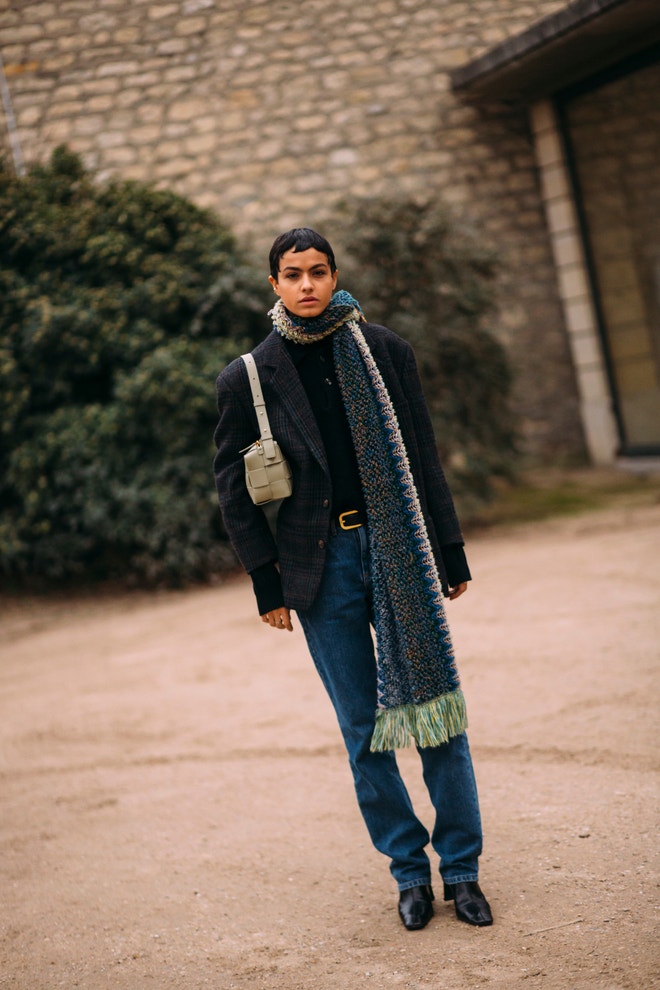 Street style Paris Fashion Week, září 2022