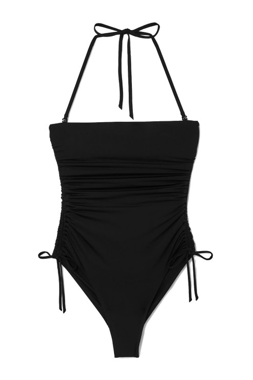 Černé plavky v celku s odnímatelnými tenkými ramínky, COS, prodává Cos, 79 €