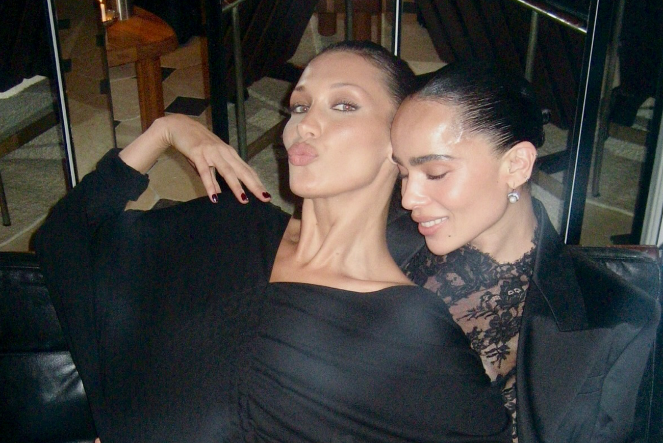 Bella Hadid a Zoë Kravitz