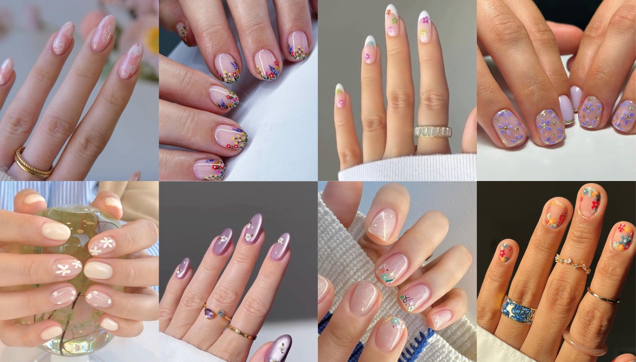 Flower power: Květinový nail art nejen na oslavu příchodu jara