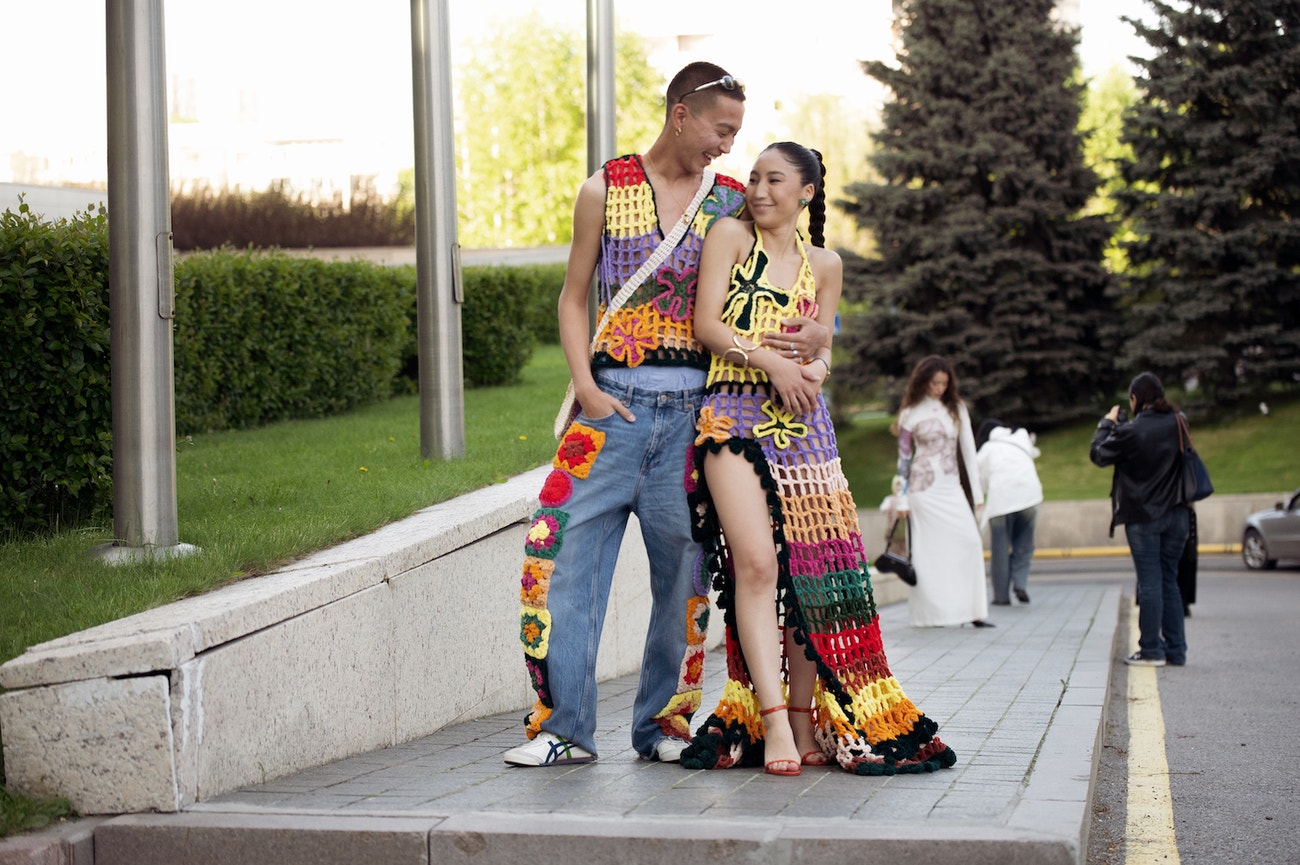 Street style Visa Fashion Week Almaty, květen 2024