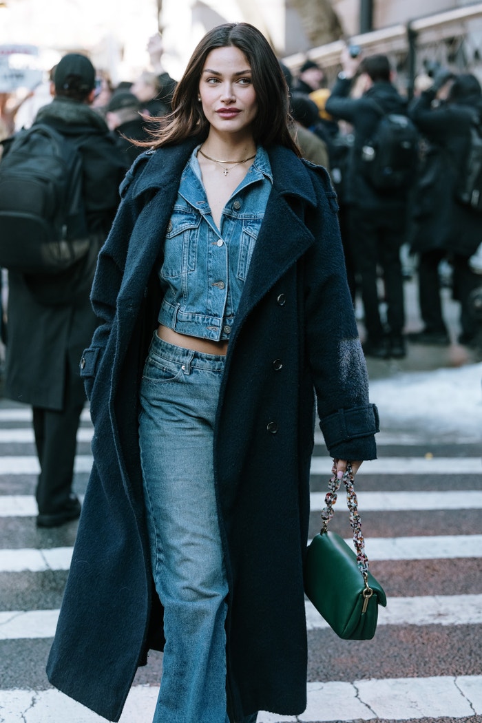 Street style na New York Fashion Weeku, únor 2025