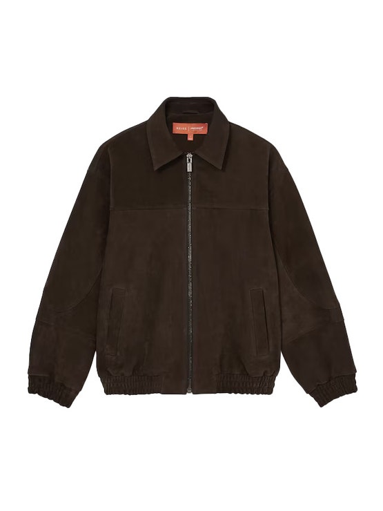 McLAREN semišový bomber, REISS, prodává Reiss, £ 1 198