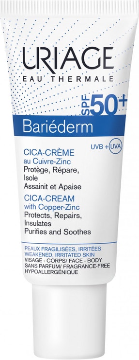 Ochranný reparační krém Bariéderm Cica-Cream s SPF 50+, URIAGE, 298 Kč