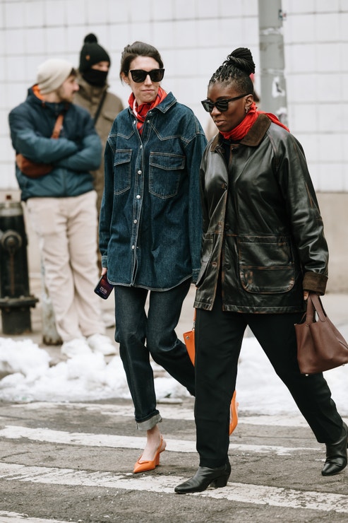 Street style na New York Fashion Weeku, únor 2025