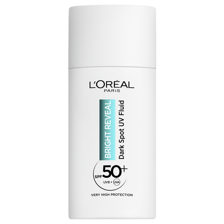 Lehký ochranný fluid Bright Reveal Dark Spot UV Fluid SPF50+, L'ORÉAL PARIS, 270 Kč