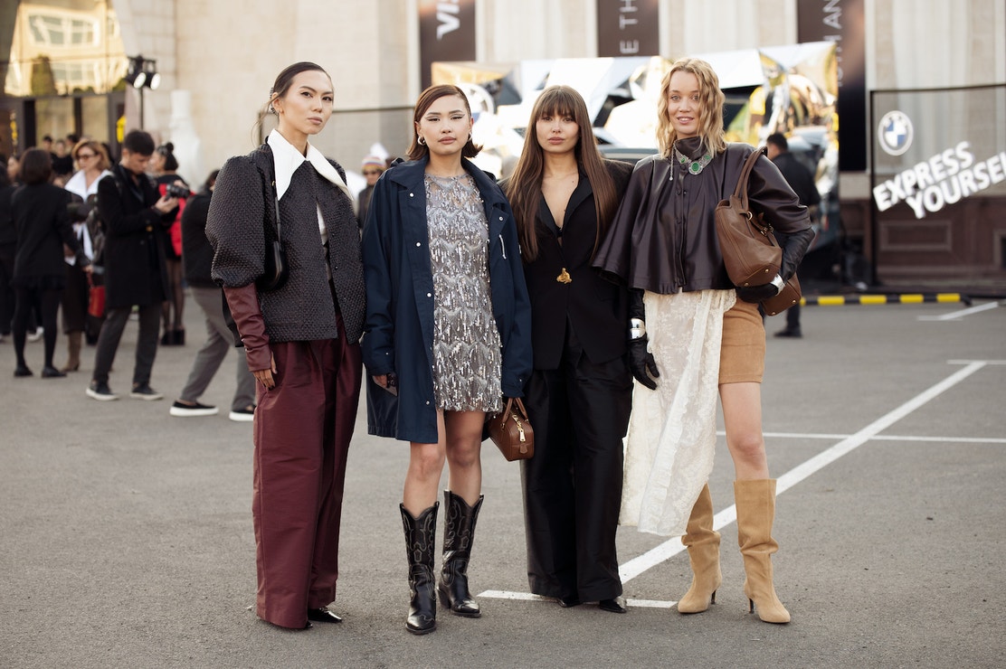 Street style Almaty Fashion Week, podzim 2024